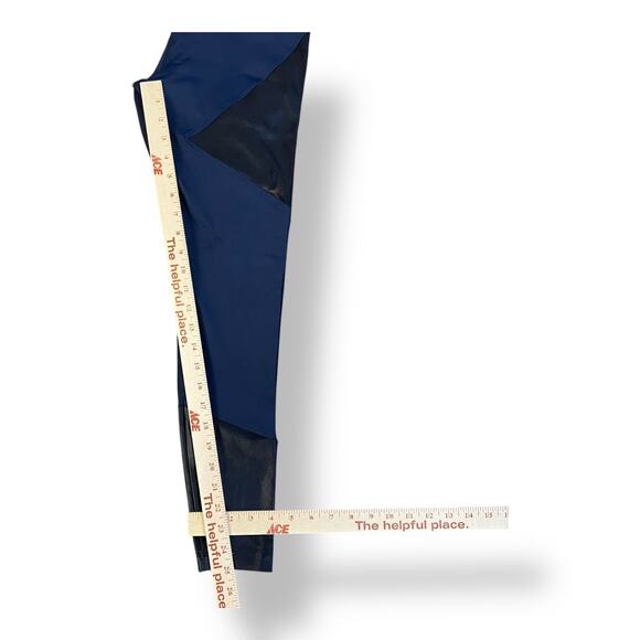KORAL Activewear Leggings NWT H2O Luxury Compression Workout Pants Blue‎ Black S - Picture 5 of 12